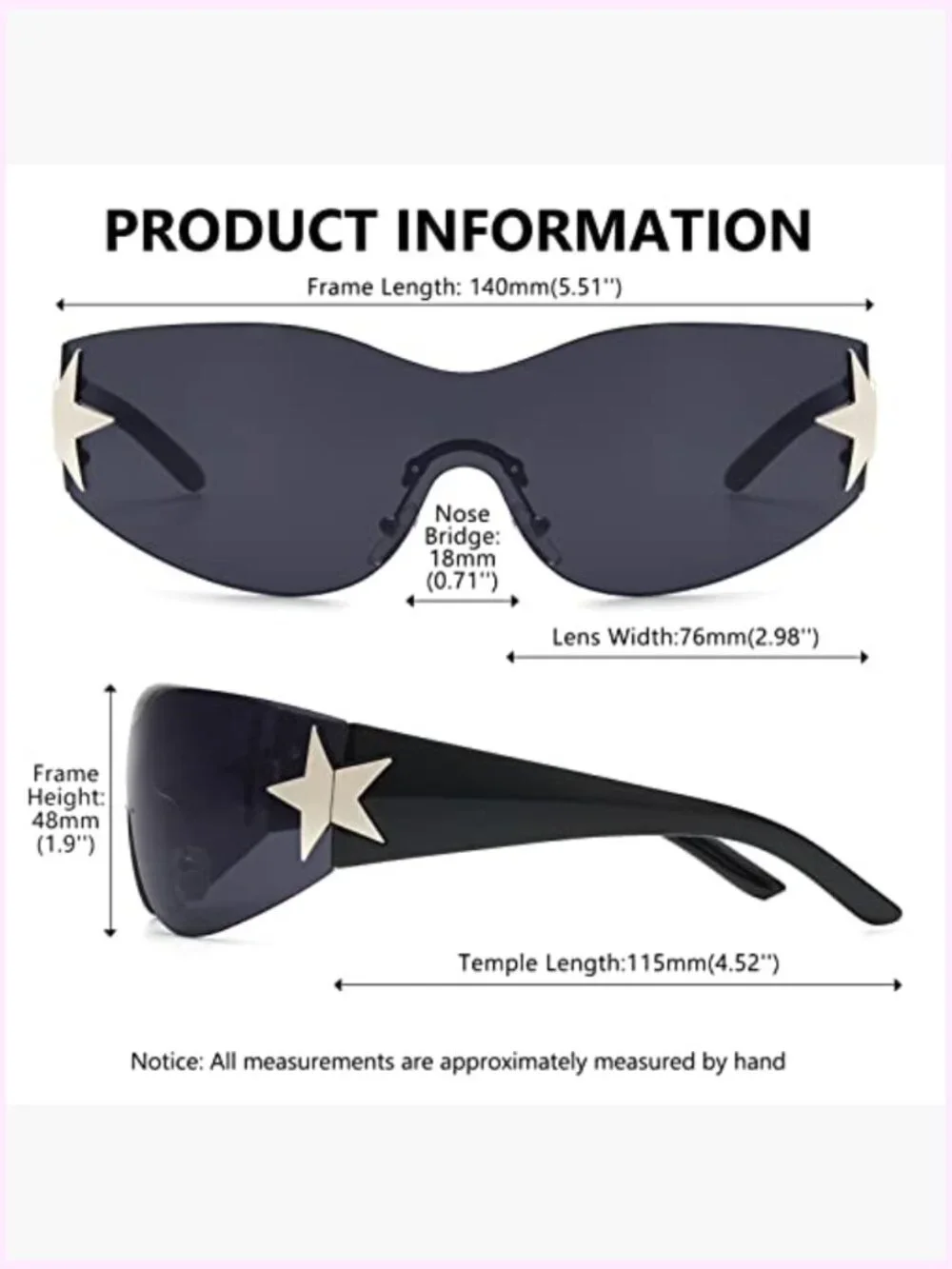 N/A rimless y2k
